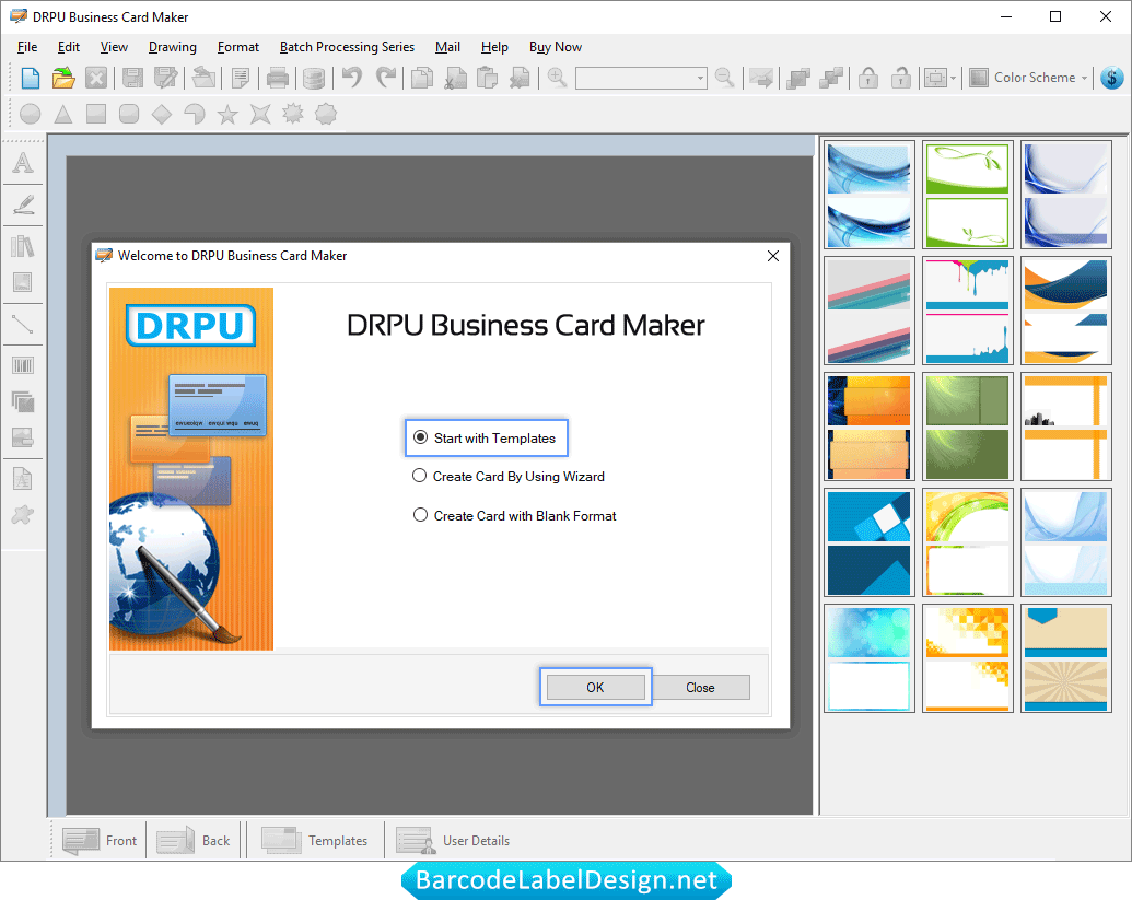 Business Cards Software Screenshots