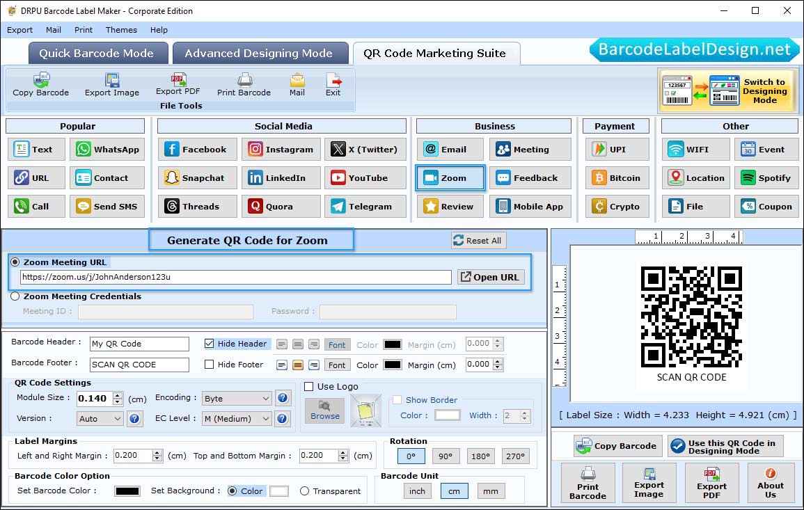 Barcode Properties