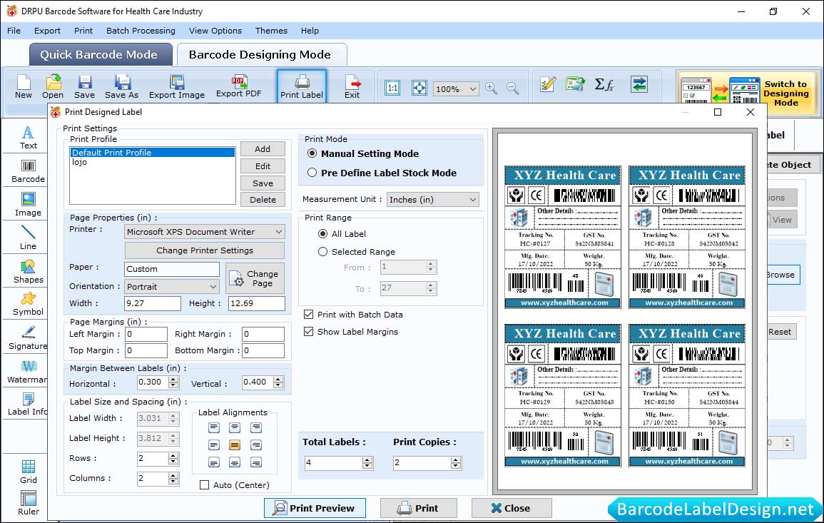 Print Settings