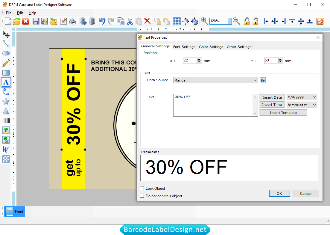 Id Card Label Software New Label Format Screenshots