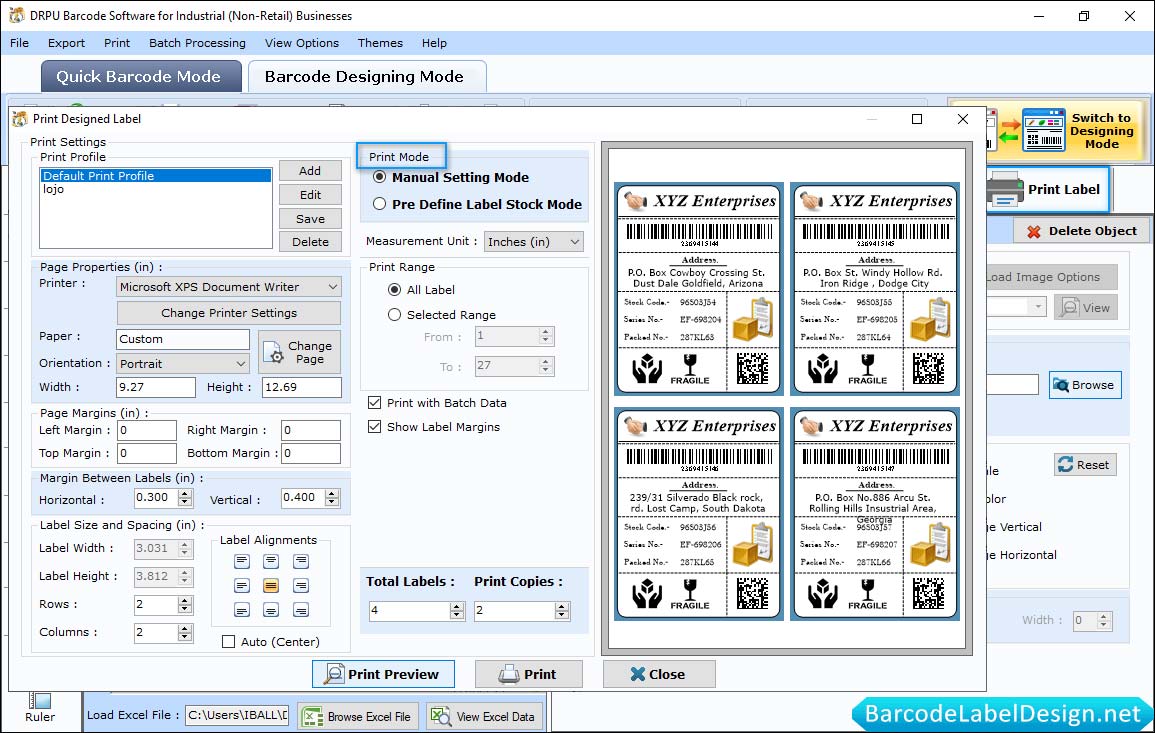 Print Settings