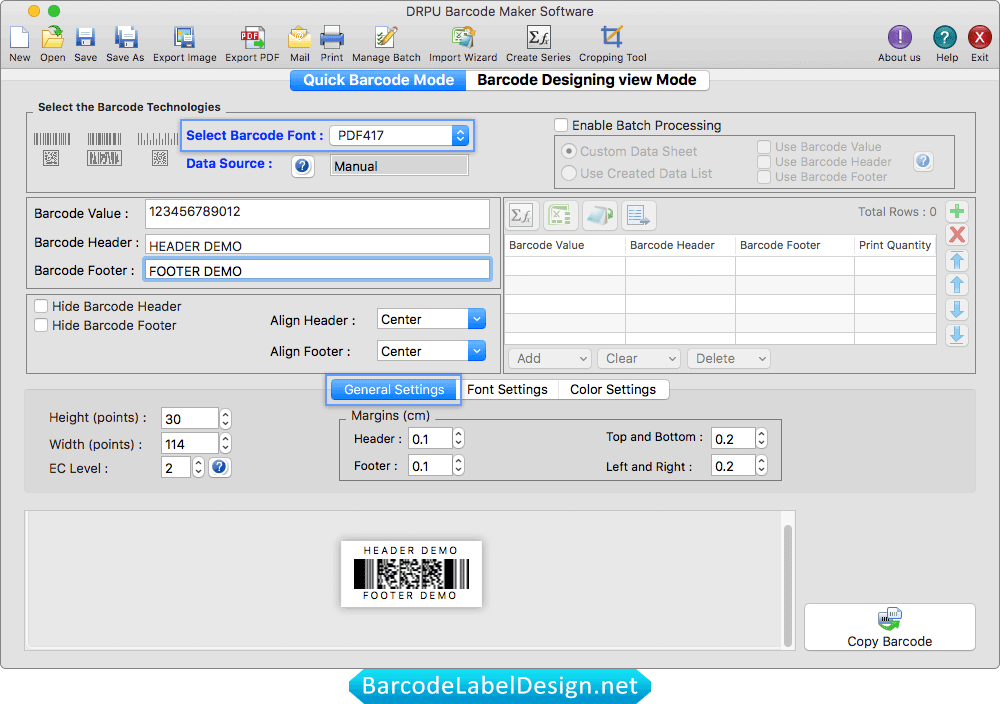 Select Barcode Font 