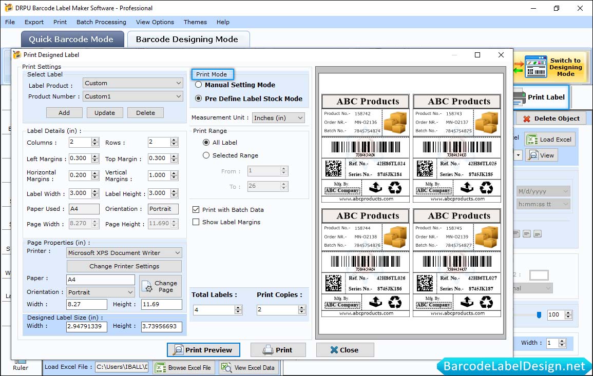 Print Settings